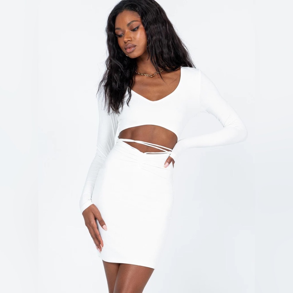 NWT! Princess Polly Ribbed Dress 🤍